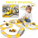 Construção de Pistas de Corrida Meninos Brinquedos com Brincar Carros de Engenharia e Pista de Corrida Playset Criar Engenharia Estrada Presentes Brinquedos para Crianças