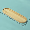 Multi Bamboo Tray Wood Saucer Flower Pot Tray Cup Pad Coaster Plate Kitchen Decorative Plate Creative Coaster Coffee Cup Mat