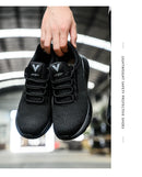 Safety Shoes Work Shoes Steel Toe Men Puncture-Protective Work Boots Indestructible Safety Lightweight