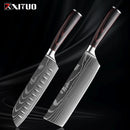 Kit Facas de Cozinha Set,  Churasco Pro , Faca Chef, Ultra-Sharp, Santoku, Cutelo, Corte, Utilidade, Fruta, 1-10pcs