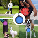 Pet Dog Tigela dobrável Folding 350ml Silicone Bowl Outdoor Travel Portable Puppy Food Container Feeder Prato Bowl Pet dog bowls