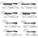 Kit Facas de Cozinha Set,  Churasco Pro , Faca Chef, Ultra-Sharp, Santoku, Cutelo, Corte, Utilidade, Fruta, 1-10pcs