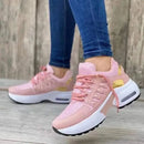 Women's Shoes Spring and Autumn New Mesh Breathable Casual Shoes Outdoor Lightweight Non-slip Wedge Heel Thick-soled Sneakers