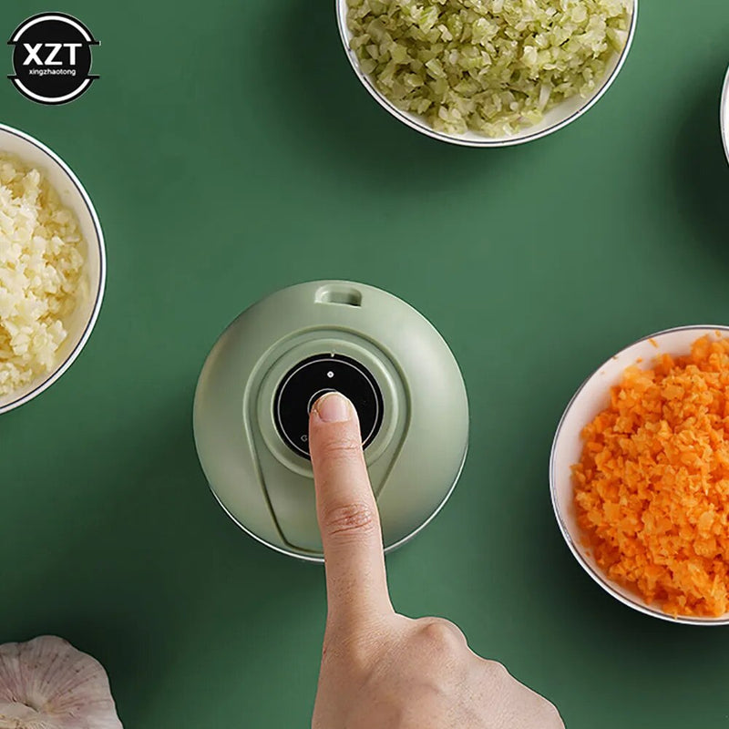 Mini cortador de alho elétrico USB moedor de carne máquina de mascar de alho resistente durável esmagado gengibre vegetal ferramenta de cozinha