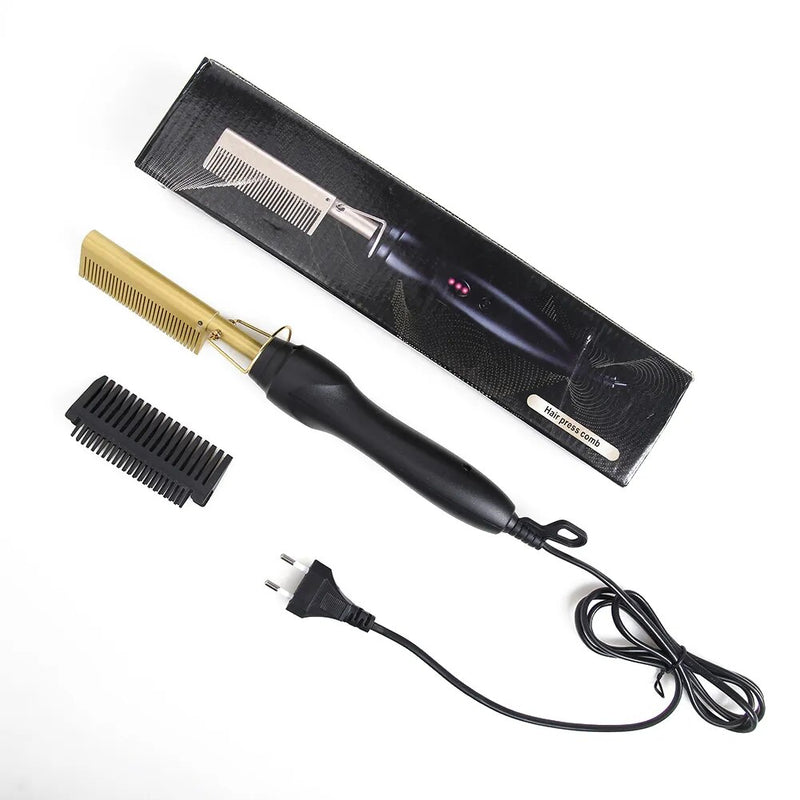 Pente de Cabelo Modelador ( 80w 3 modos 2 em 1 ) - Pente de Estilo