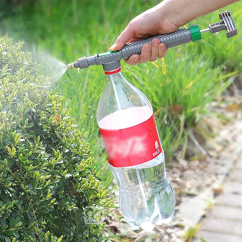 Pulverizador manual Garrafa de bebida ajustável Bico de cabeça de pulverização Ferramenta de rega de jardim Pulverizador Ferramentas agrícolas