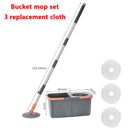 Lazy Hand Wash Free Mop Rotating Mop Set Detachable Mop Bucket Set With Bucket Household Mop 360 Rotating Mop House Cleaning
