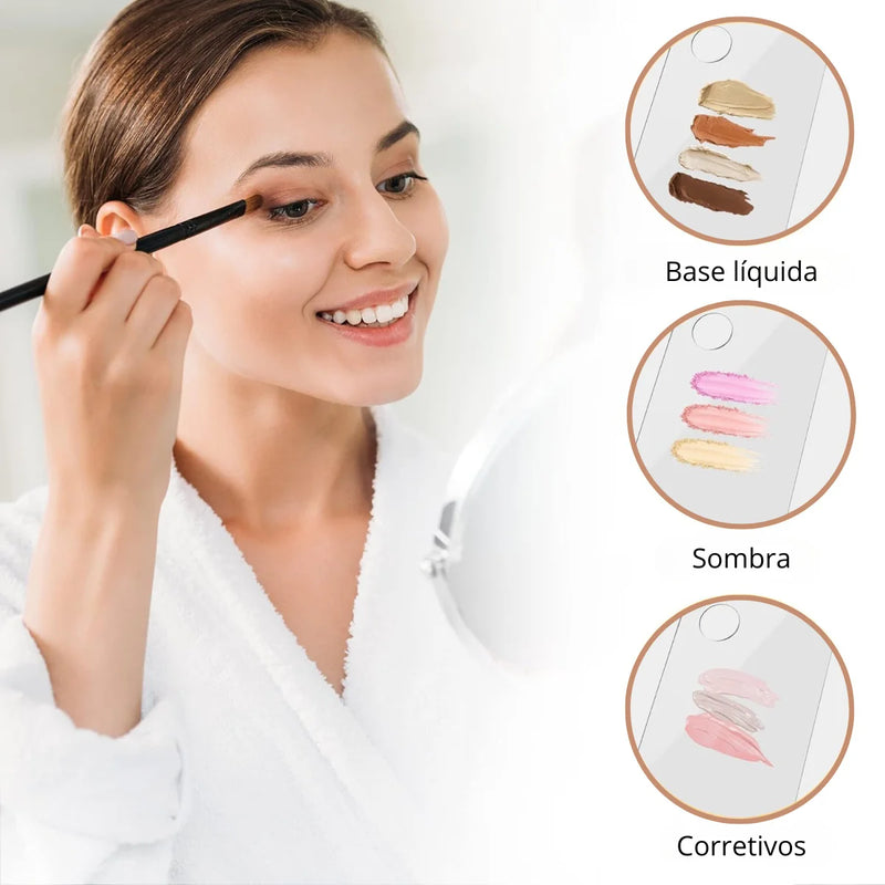 Kit 2 Paleta Conjective Base Blend Acrylic Makeup Plate