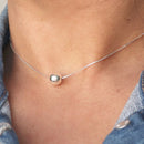Women's Chain Necklace 45 cm Solid Silver Cake 925