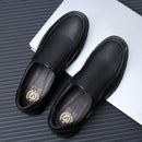 New Genuine Leather Handmade Shoes Casual Shoes For Men Flat Platform Walking Shoe Outdoor Footwear Loafers Breathable Sneakers