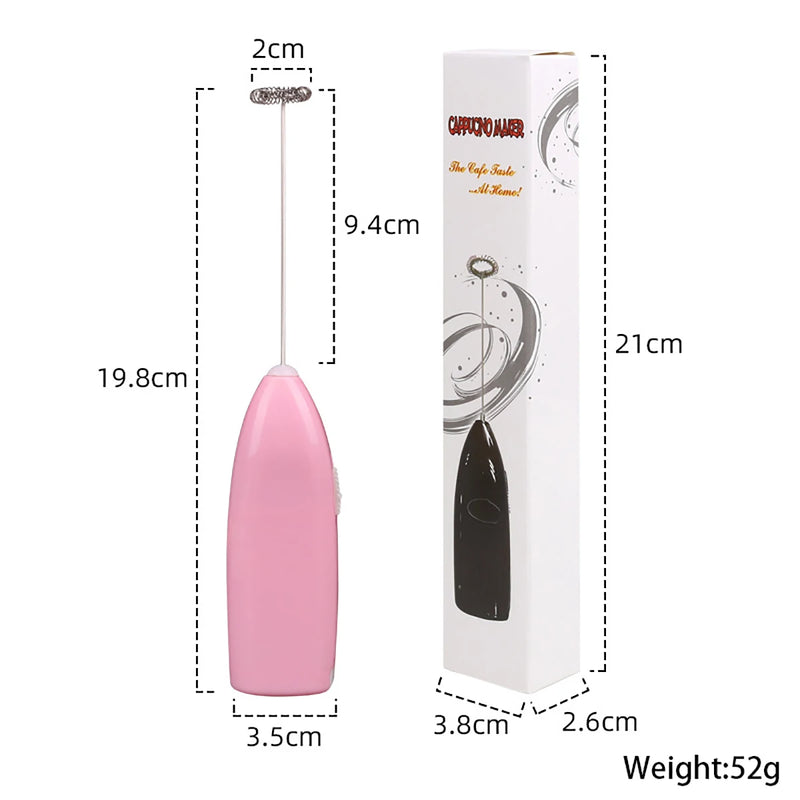 Misturador Mixer Bebidas/ovos Portátil Elétrico Bateria Mini