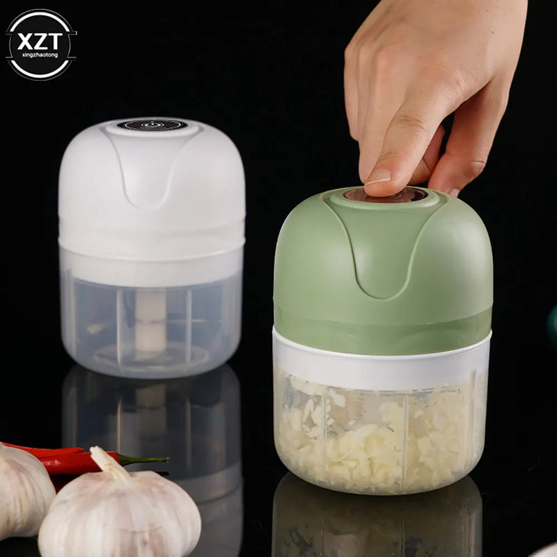Mini cortador de alho elétrico USB moedor de carne máquina de mascar de alho resistente durável esmagado gengibre vegetal ferramenta de cozinha