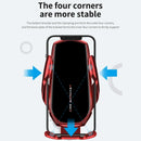 Carregador por Indução  Suporte de ventilação de ar para smartphone móvel Suporte GPS de montagem de carro em suporte de carro para iPhone Xiaomi Samsung Huawei