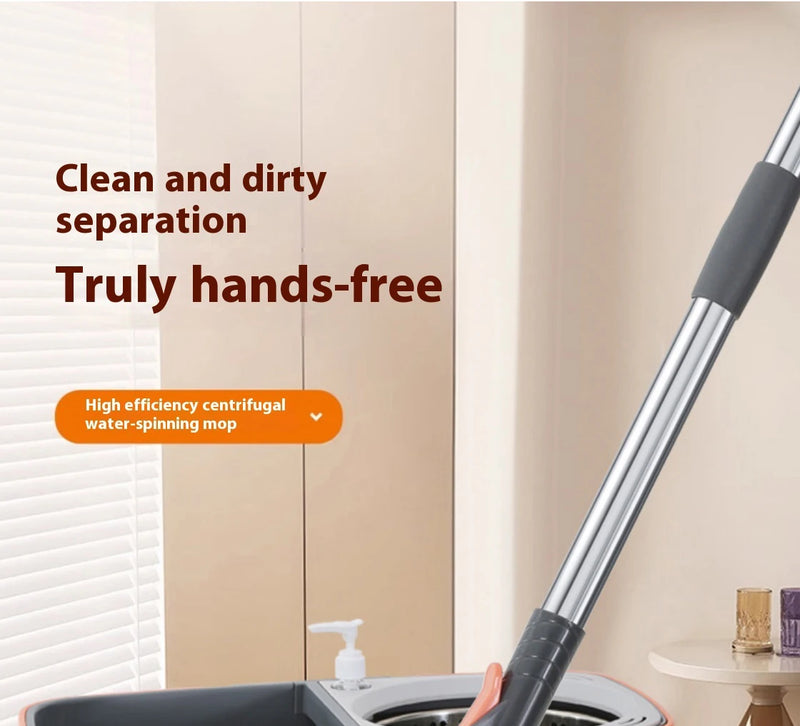 Lazy Hand Wash Free Mop Rotating Mop Set Detachable Mop Bucket Set With Bucket Household Mop 360 Rotating Mop House Cleaning
