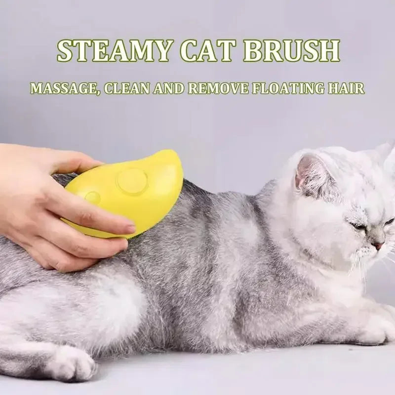 Escova Vapor Escova Pulverizador Elétrico para Massagem Pet ferramenta de tosa Derramamento 3 em 1 Sprays Elétricos Pentes de Massagem