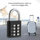 8 Digits Password Code Outdoor Waterproof Combination Padlock Zinc Alloy Suitcase For Luggage Travel Smart Lock Keyed Anti-thief