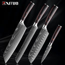 Kit Facas de Cozinha Set,  Churasco Pro , Faca Chef, Ultra-Sharp, Santoku, Cutelo, Corte, Utilidade, Fruta, 1-10pcs