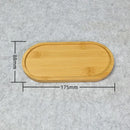 Multi Bamboo Tray Wood Saucer Flower Pot Tray Cup Pad Coaster Plate Kitchen Decorative Plate Creative Coaster Coffee Cup Mat