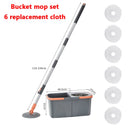Lazy Hand Wash Free Mop Rotating Mop Set Detachable Mop Bucket Set With Bucket Household Mop 360 Rotating Mop House Cleaning