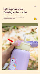 500ml Unicorn Kids Thermos Bottle Cute Children's Thermal Water Bottle Stainless Steel Thermos Mug For Student Water Cup