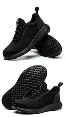 Safety Shoes Work Shoes Steel Toe Men Puncture-Protective Work Boots Indestructible Safety Lightweight