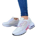 Women's Shoes Spring and Autumn New Mesh Breathable Casual Shoes Outdoor Lightweight Non-slip Wedge Heel Thick-soled Sneakers