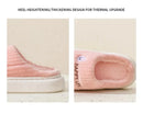 Winter Home Cotton Slippers for Women's Indoor Soft Sole, Non slip, Warm, Not Tired, Simple Couple Cotton Shoes for Men