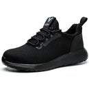 Safety Shoes Work Shoes Steel Toe Men Puncture-Protective Work Boots Indestructible Safety Lightweight