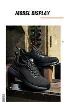 Safety Shoes Work Shoes Steel Toe Men Puncture-Protective Work Boots Indestructible Safety Lightweight