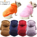 Dog Winter Hooded Sweatshirt - Moletom de Inverno com Capuz para Cães Pequenos e Médios