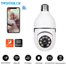 Nova Lâmpada Câmera de Segurança Sem Fio Outdoor Interior 2.4G WiFi IP Camera para Segurança Doméstica IPC Motion Detection Two-Way Audio