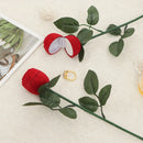 1pc-Simulated rose ring box, rose bouquet engagement ring box, proposal ring box, wedding specific romantic gift box