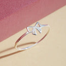 Women's Ring Delicate Lace Silver Legitima