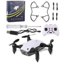 Mini Drone Helicopter Toy Four-axis Remote Control with Aerial Photo Quadcopter for Kids Children Gift blue