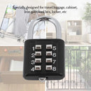 8 Digits Password Code Outdoor Waterproof Combination Padlock Zinc Alloy Suitcase For Luggage Travel Smart Lock Keyed Anti-thief