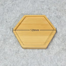 Multi Bamboo Tray Wood Saucer Flower Pot Tray Cup Pad Coaster Plate Kitchen Decorative Plate Creative Coaster Coffee Cup Mat