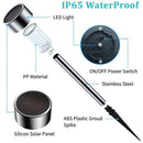 Lampada Jardim Powered impermeável paisagem caminho ao ar livre para quintal quintal gramado pátio decorativo