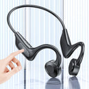 Fones de Ouvido  Wireless Bluetooth Bone Conduction Headphones Neckband Sport Headset with TF Card MP3 Player For Android IOS
