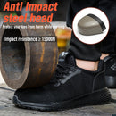 Safety Shoes Work Shoes Steel Toe Men Puncture-Protective Work Boots Indestructible Safety Lightweight