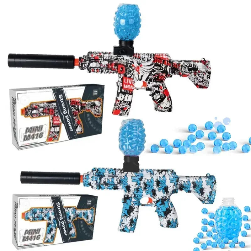 Arma Elétrica de Gel  Automática ( Arms Gel Electric Gun ) Armas de airsoft Pistola Splatter Arma Jogo ao ar livre Cs Armas de brinquedo para adultos crianças