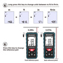 Telêmetro a laser Mileseey X5 localizador a laser digital medidor de distância a laser medidor de distância a laser medidor de fita métrica a laser