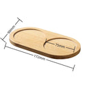 Multi Bamboo Tray Wood Saucer Flower Pot Tray Cup Pad Coaster Plate Kitchen Decorative Plate Creative Coaster Coffee Cup Mat