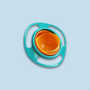 Universal Gyro Bowl Design Prático Crianças Rotary Balance Novidade Gyro Umbrella 360 Girar à prova de derramamento pratos de alimentação sólida