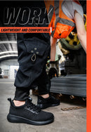 Safety Shoes Work Shoes Steel Toe Men Puncture-Protective Work Boots Indestructible Safety Lightweight