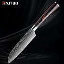 Kit Facas de Cozinha Set,  Churasco Pro , Faca Chef, Ultra-Sharp, Santoku, Cutelo, Corte, Utilidade, Fruta, 1-10pcs