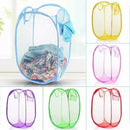 Organizador de Roupas Fabric Basket Clothes Organizer Multipurpose Foldable Toy Laundry Bathroom Bedroom