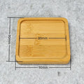 Multi Bamboo Tray Wood Saucer Flower Pot Tray Cup Pad Coaster Plate Kitchen Decorative Plate Creative Coaster Coffee Cup Mat