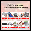 GAMINJA X7 Console de jogos portátil de 4,3 polegadas com tela IPS Player de videogame HD Console de jogos integrado com 10000 jogos para GBA GBC NES GBC