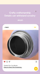 500ml Unicorn Kids Thermos Bottle Cute Children's Thermal Water Bottle Stainless Steel Thermos Mug For Student Water Cup