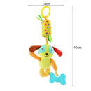 6Types Baby handheld toys rattle music Teether can bite Baby grip training Crib bell Stroller hanging bell Giraffe gift
